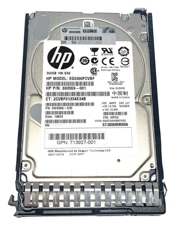 Жесткий диск HP 713825-B21 300Gb 2.5" SAS HDD