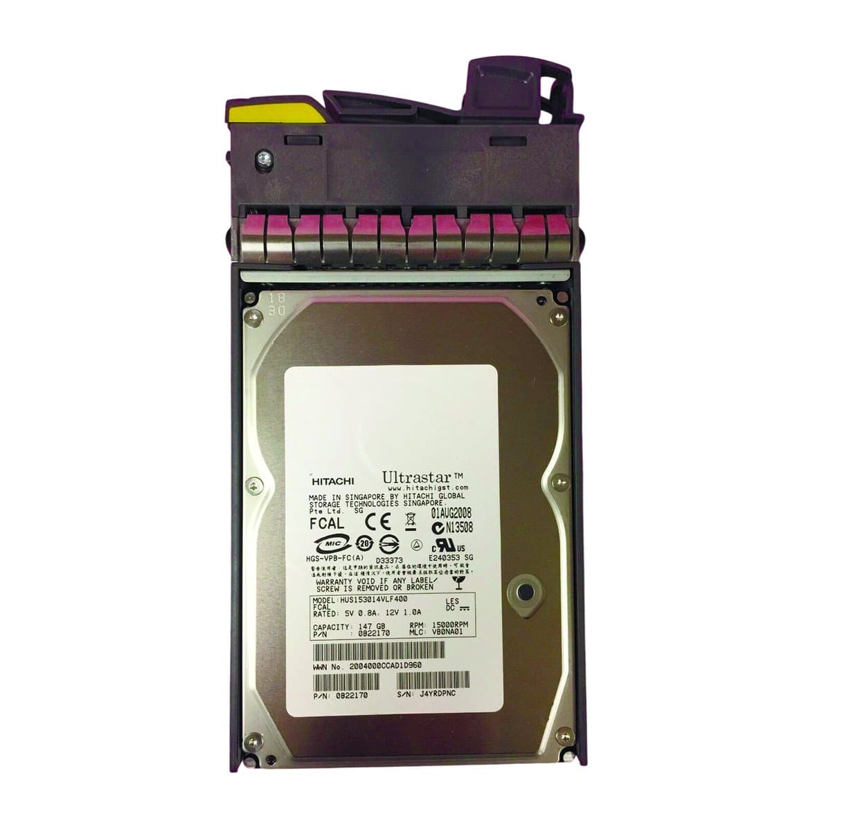 Жесткий диск NetApp 146Gb 15000 Fibre Channel 3.5" HDD 108-00155+B1