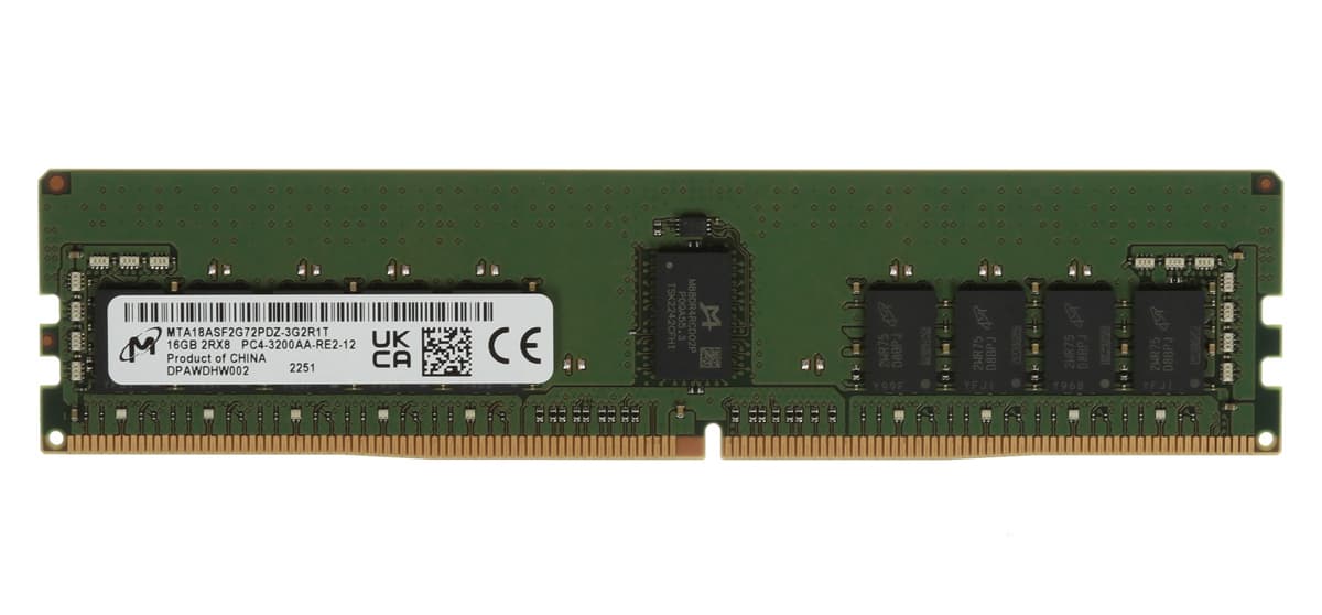 Оперативная память Micron MTA18ASF2G72PDZ-3G2R1T DDRIV 16Gb