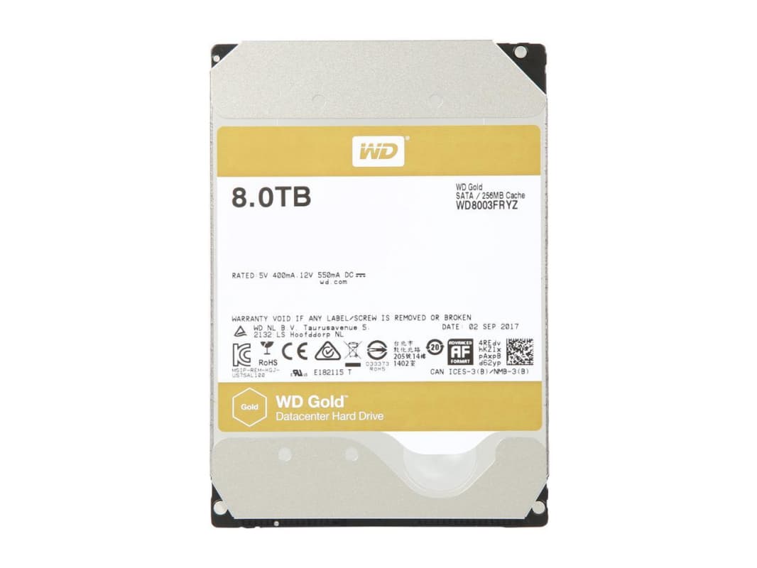 Жесткий диск Western Digital WD8003FRYZ 8Tb 7200 SATAIII 3.5" HDD