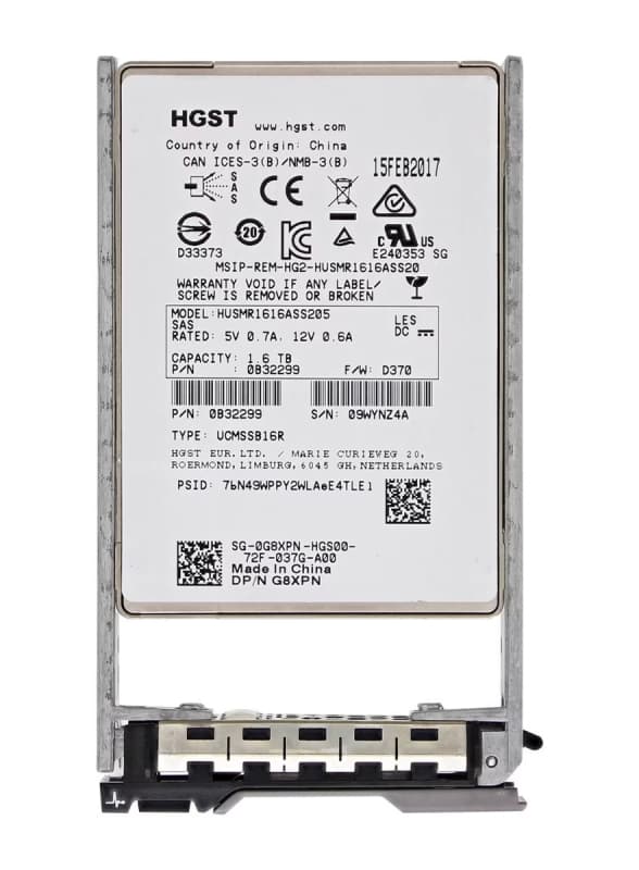 Жесткий диск Dell 0B32299 1.6TB SAS 2,5" SSD