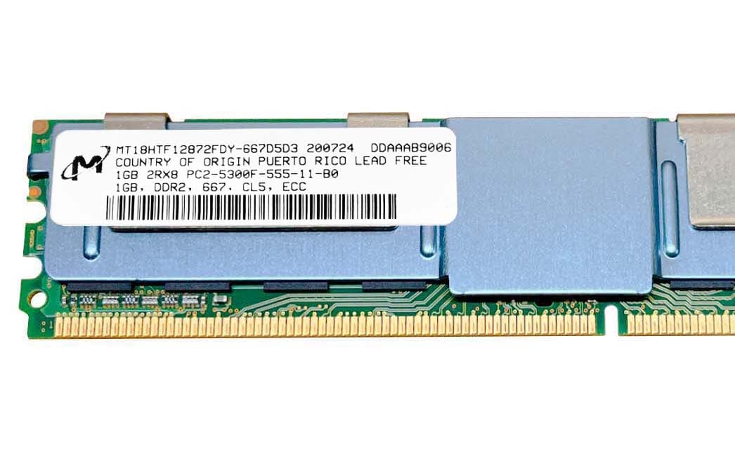 Оперативная память Micron MT18HTF12872FDY-667D5D3 DDRII 1Gb