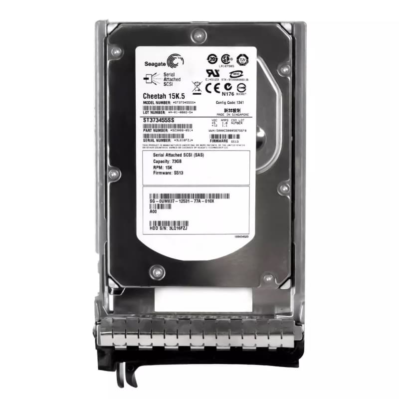 Жесткий диск Dell UM837 73Gb SAS 3,5" HDD