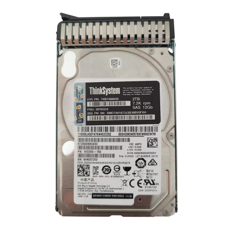 Жесткий диск Lenovo 00YK024 2TB SAS 2,5" HDD