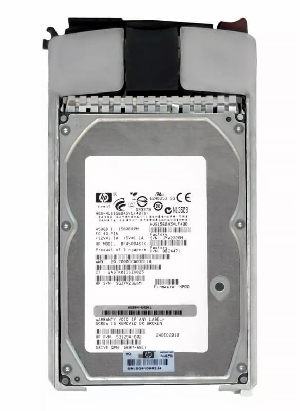 Жесткий диск HP 531294-002 450Gb  Fibre Channel  3,5" HDD