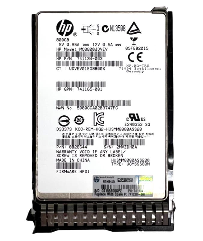 Жесткий диск HP 741165-001 800Gb SAS 2.5" SSD