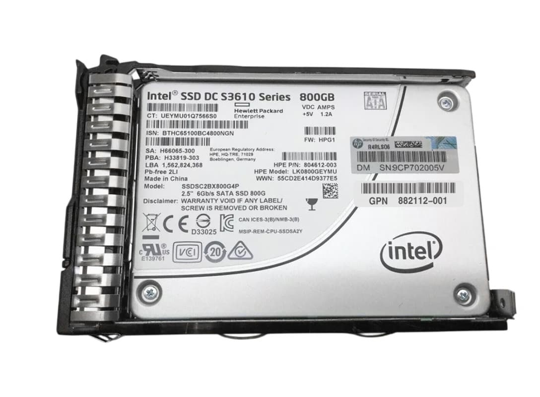 Жесткий Диск HP 882112-001 800Gb SATAIII 2.5" SSD