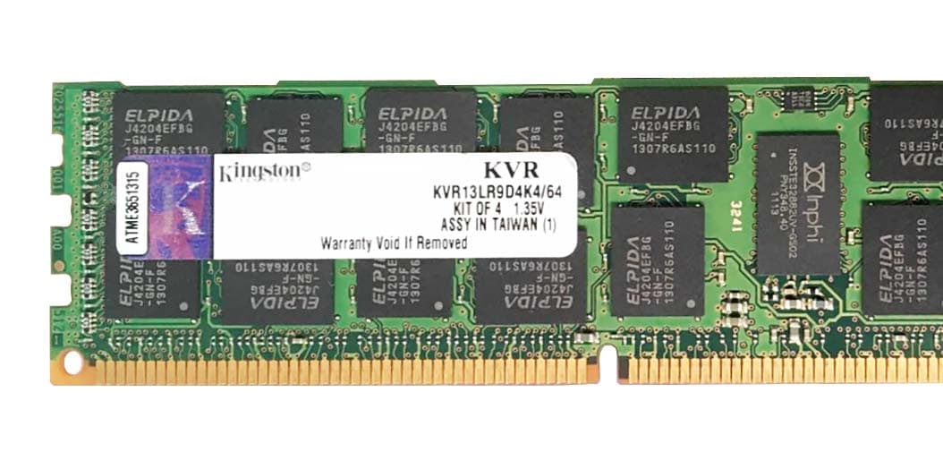 Оперативная память Kingston KVR13LR9D4K4/64 DDRIII 64Gb