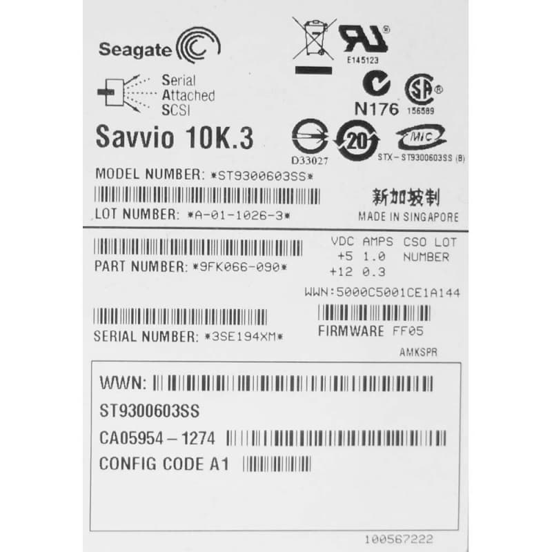 Жесткий Диск Fujitsu CA07339-E501 300Gb SAS 2,5'' HDD