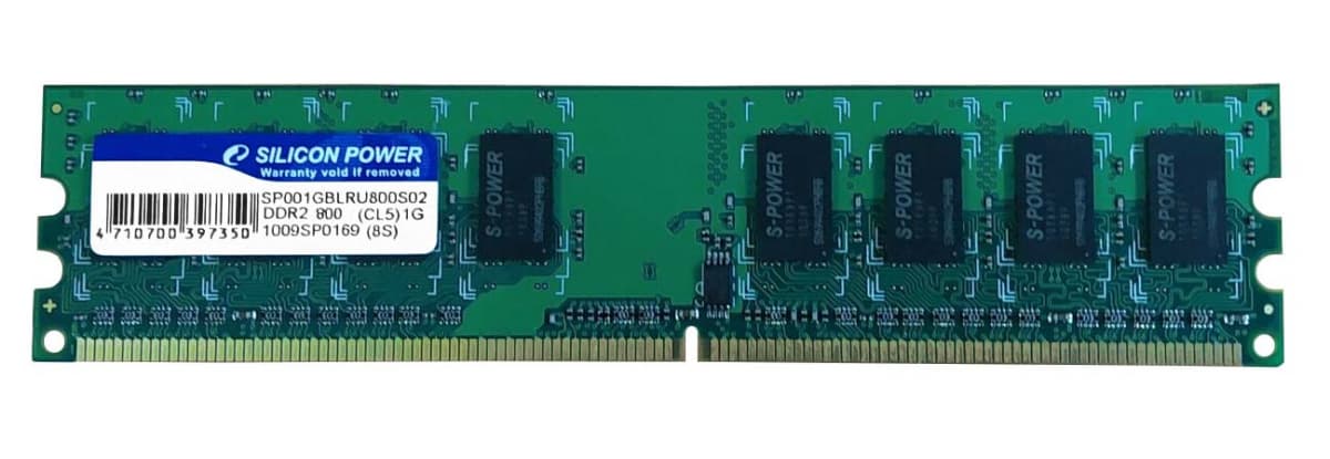 Оперативная память Silicon Power SP001GBLRU800S02 DDRII 1Gb