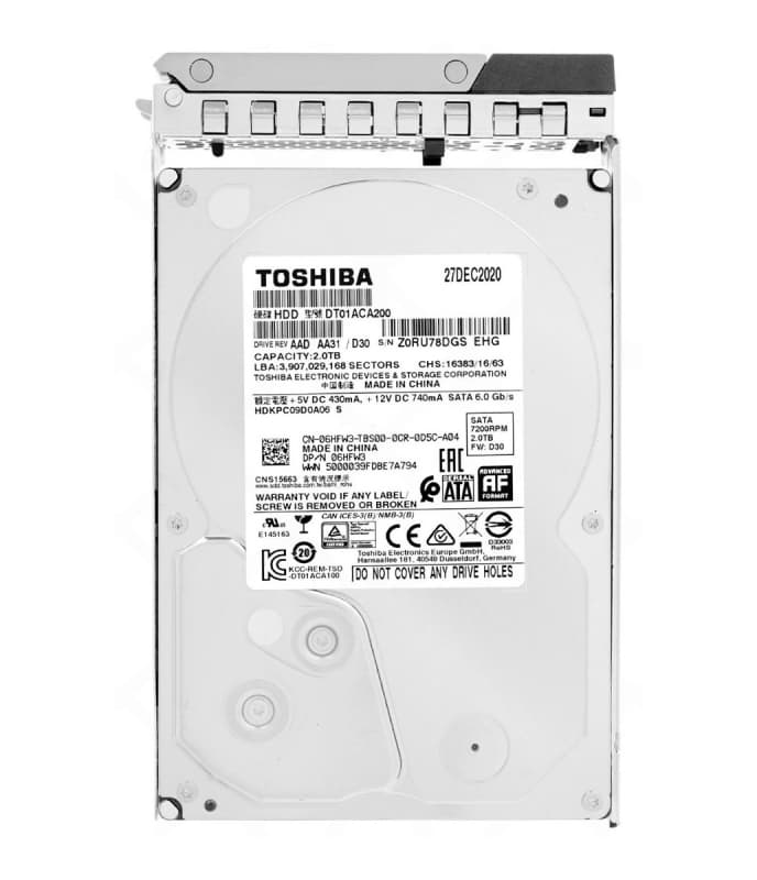 Жесткий диск Dell 06HFW3 2Tb SATAIII 3.5" HDD