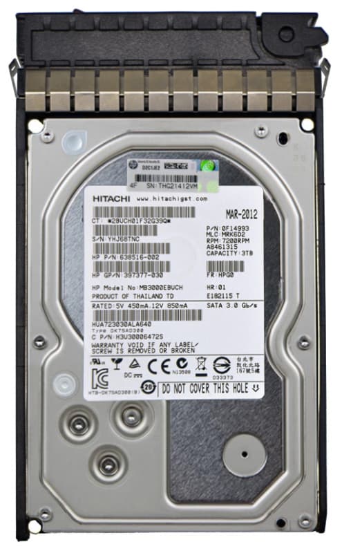 Жесткий диск HP 638516-002 3Tb 7200 SATAIII 3.5" HDD