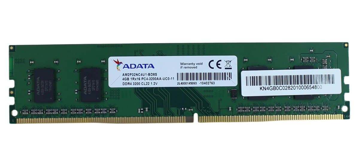 Оперативная память Adata DDRIV 4Gb AM2P32NC4U1-BD8S