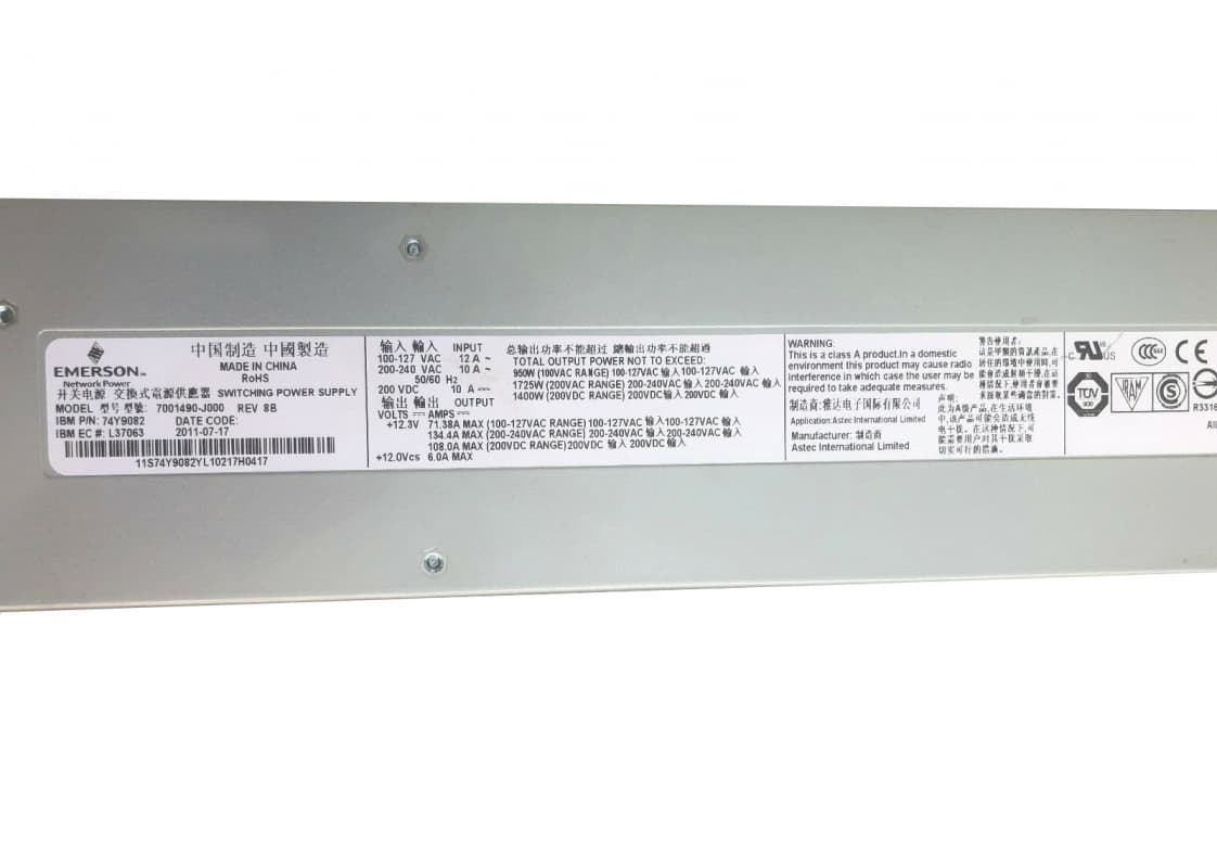 Резервный Блок Питания IBM 7001490-J000 1725W