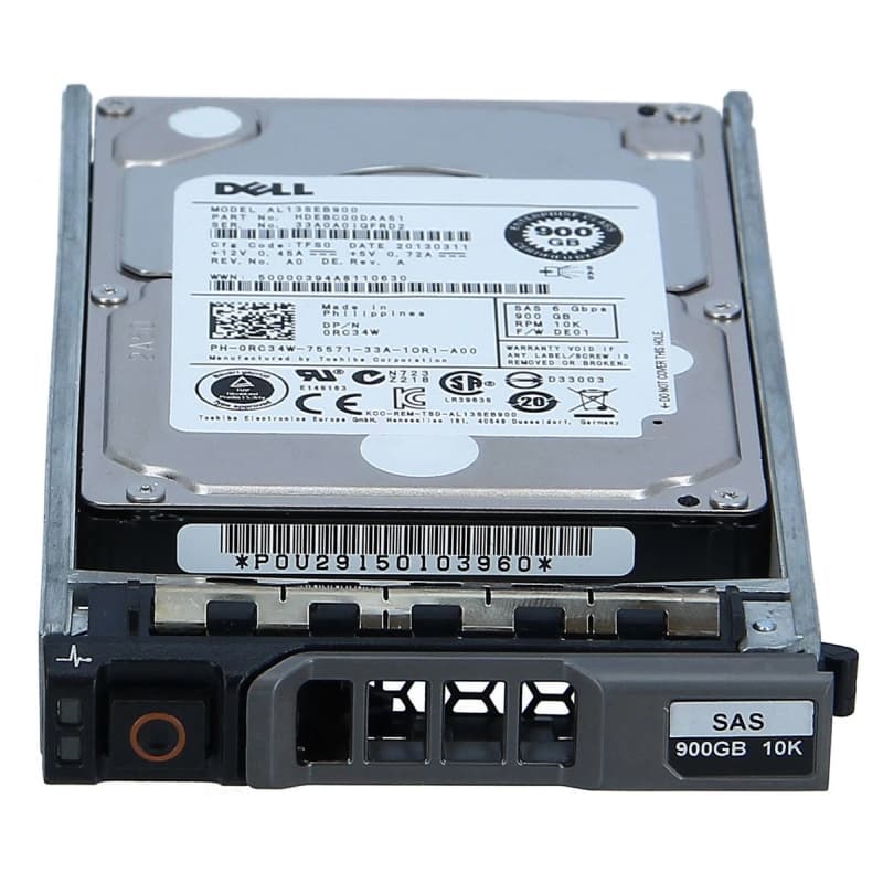 Жесткий диск Dell 0RC34W 900Gb  SAS 2,5" HDD