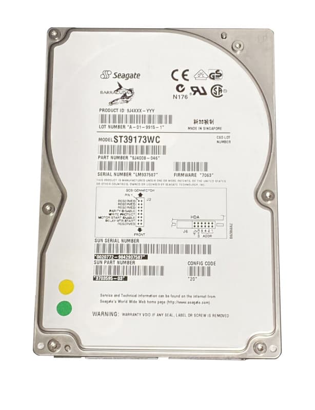 Жесткий диск Seagate 9J4008 9,1Gb 7200 U40SCSI 3.5" HDD