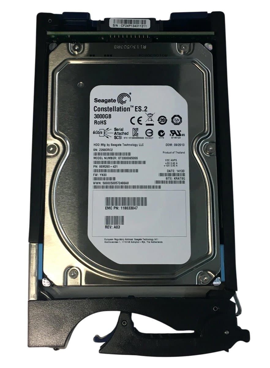 EMC EMC 3Tb 7200 Fibre Channel 3.5" HDD 005052063