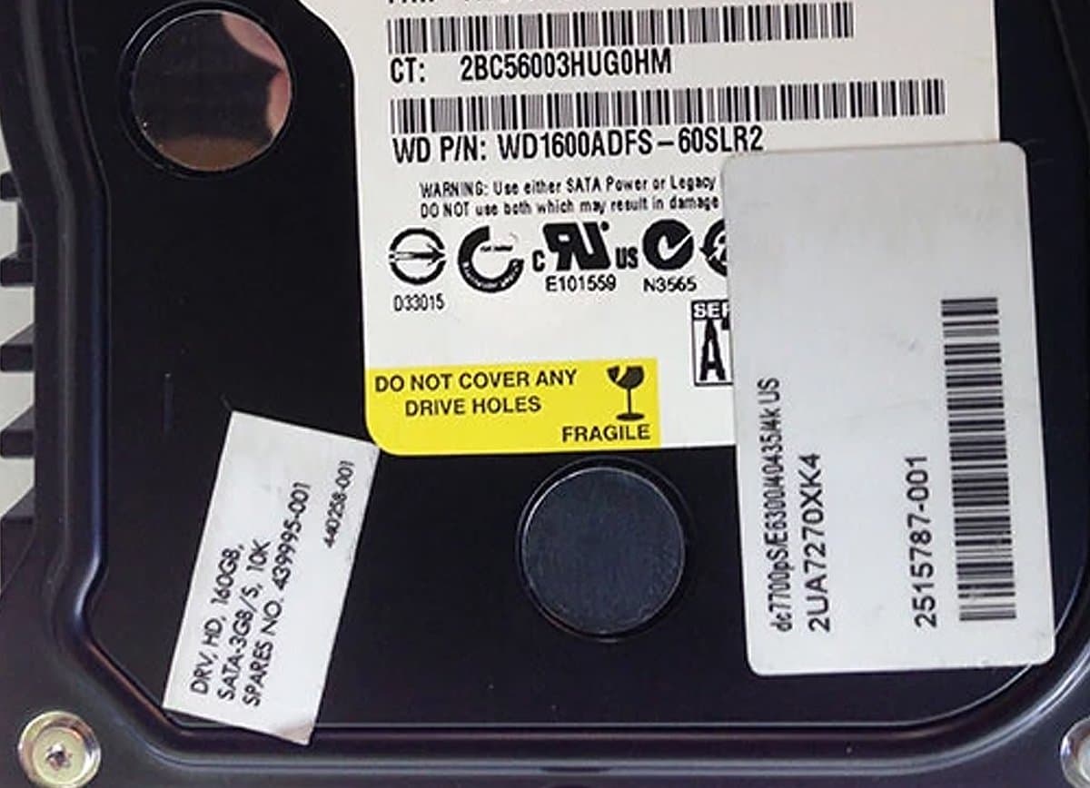 Жесткий диск HP 160Gb 10000 SATAII 2.5" HDD FX618AA