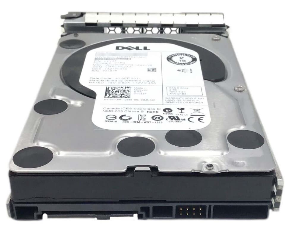 Жесткий Диск Dell 0YY34F 2Tb SAS 3,5" HDD