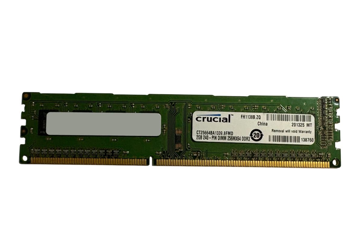 Оперативная память Crucial DDRIII 2Gb CT25664BA1339.8FMD