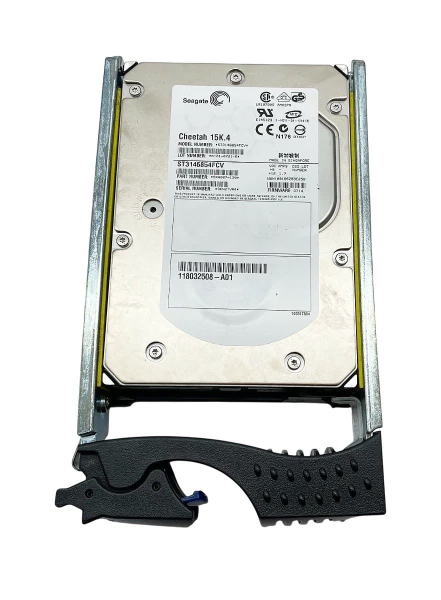 EMC 146Gb 15000 Fibre Channel 3.5" HDD 118032508-A01