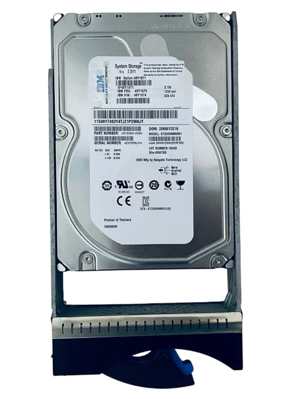 Жесткий диск IBM 49Y1875 2Tb  SAS 3,5" HDD