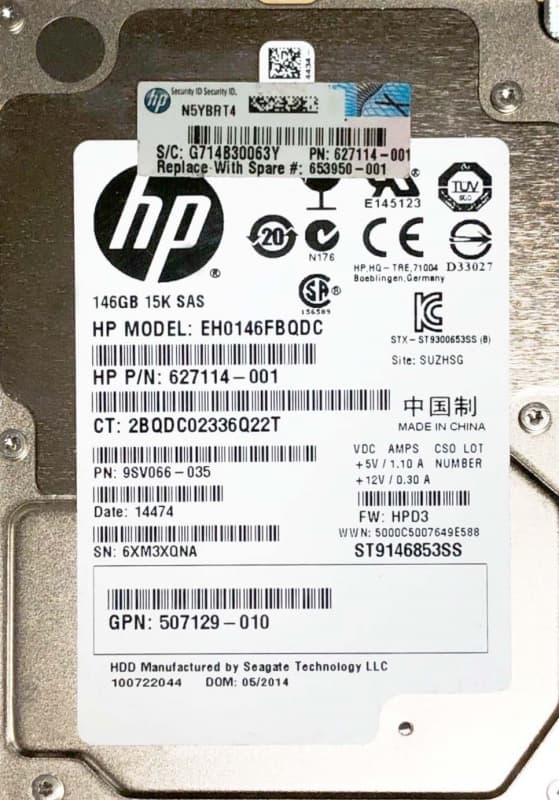 Жесткий диск HP EH0146FBQDC 146Gb  SAS 2,5" HDD
