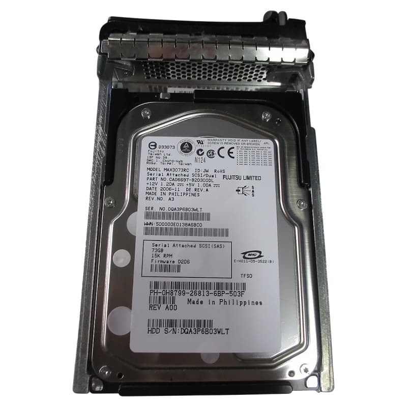 Жесткий диск Dell CA06697-B20300DL 73Gb SAS 3,5" HDD