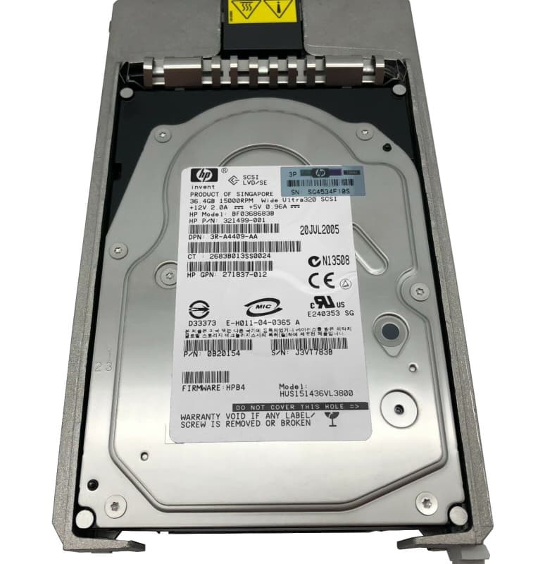 Жесткий диск HP 289241-001 36,4Gb  U320SCSI 3.5" HDD