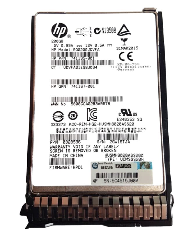 Жесткий Диск HP 0B28596 200Gb SAS 2.5" SSD