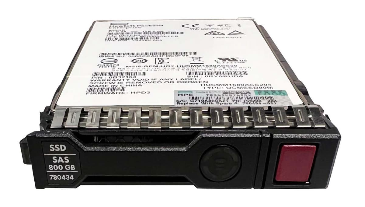 Жесткий диск HP 779172-B21 800Gb  SAS 2,5" SSD
