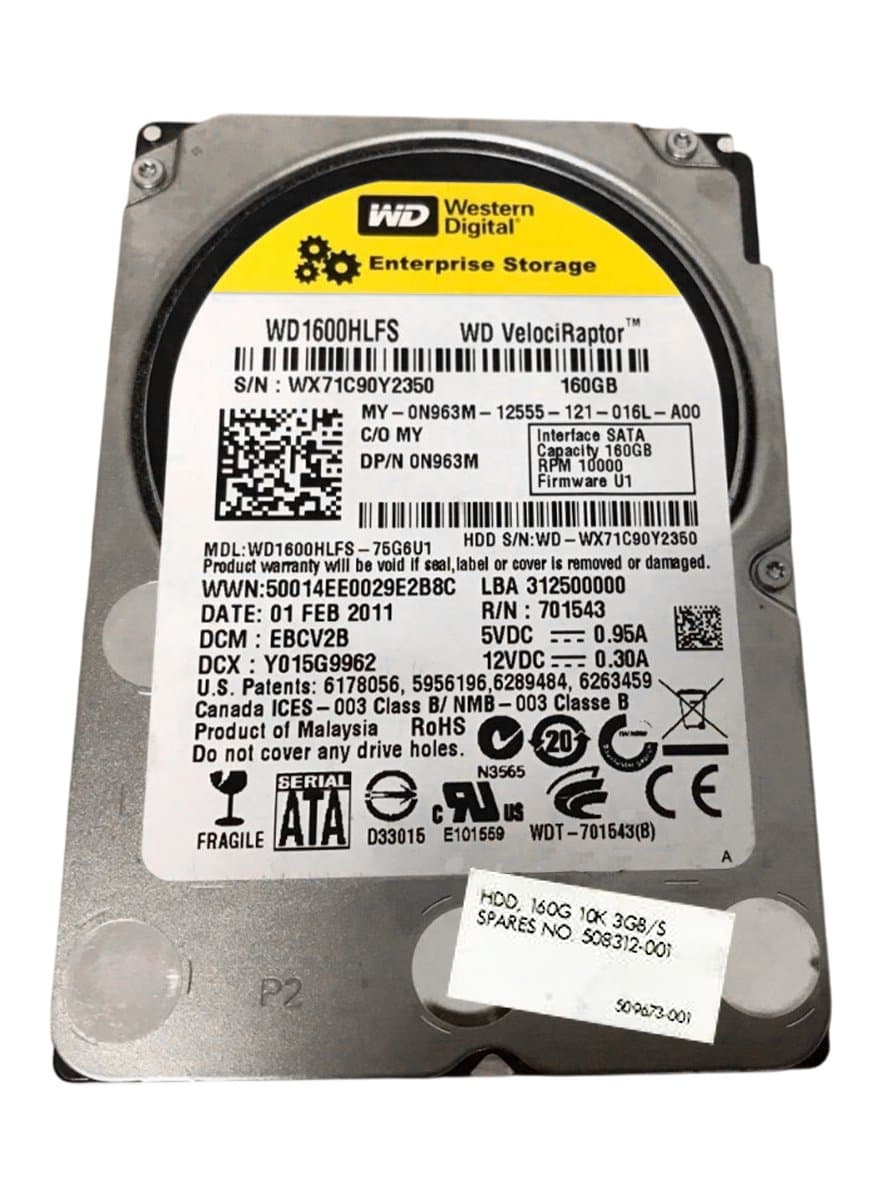 Жесткий диск HP 160Gb 10000 SATAII 2.5" HDD