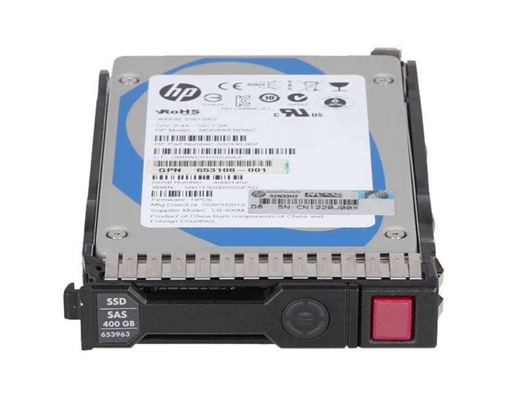 Жесткий диск HP 653108-001 400Gb  SAS 2,5" SSD