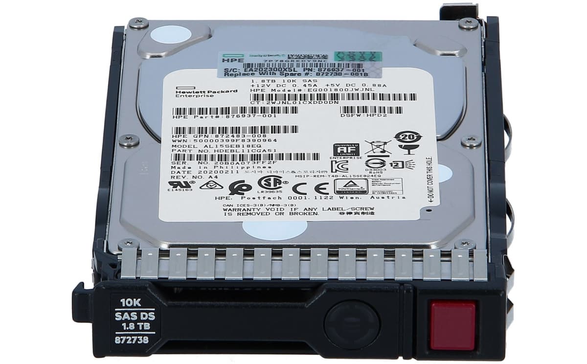 Жесткий диск HP 872738-001 1,8Tb 10000 SAS 2,5" HDD