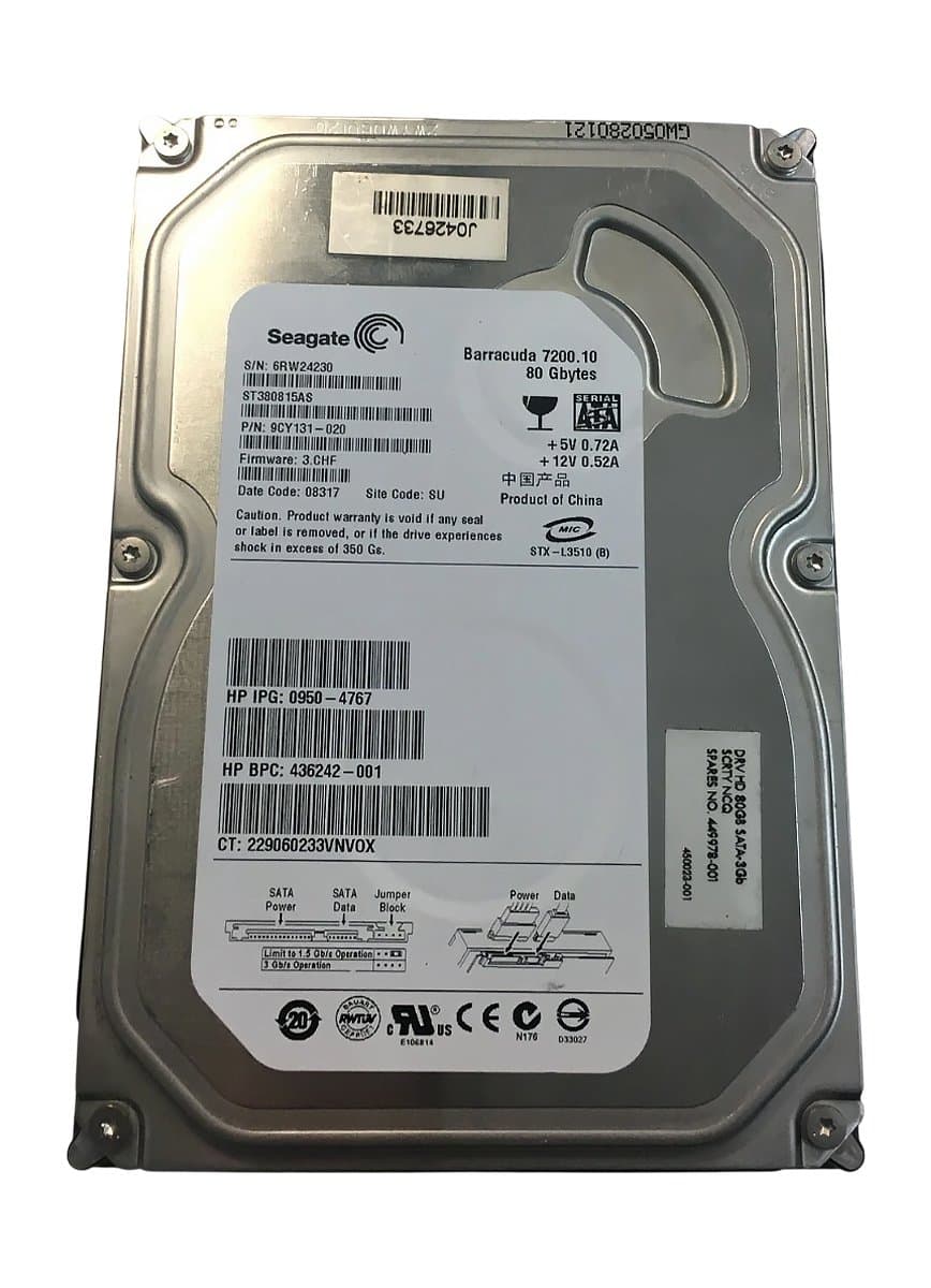 Жесткий диск HP 160Gb 7200 SATAII 3.5" HDD 432393-001