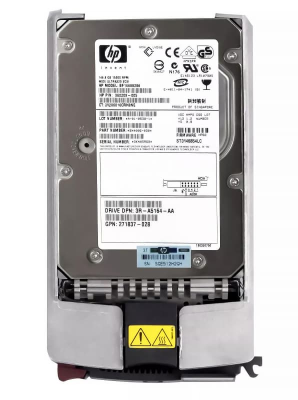 Жесткий диск HP 3R-A5164-AA 146,8Gb U320SCSI 3.5" HDD