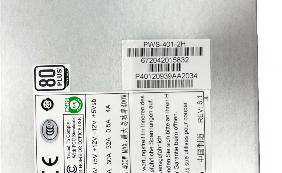Блок Питания SuperMicro PWS-401-2H 400W