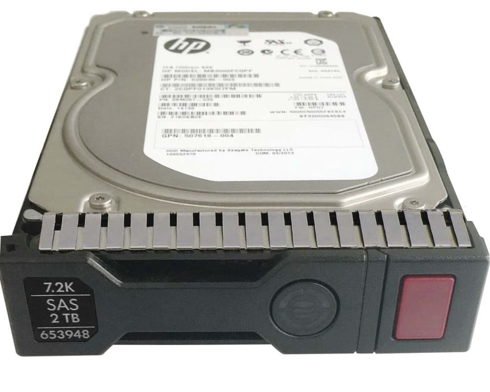 Жесткий диск HP 653948-001 2Tb 7200 SAS 3,5" HDD