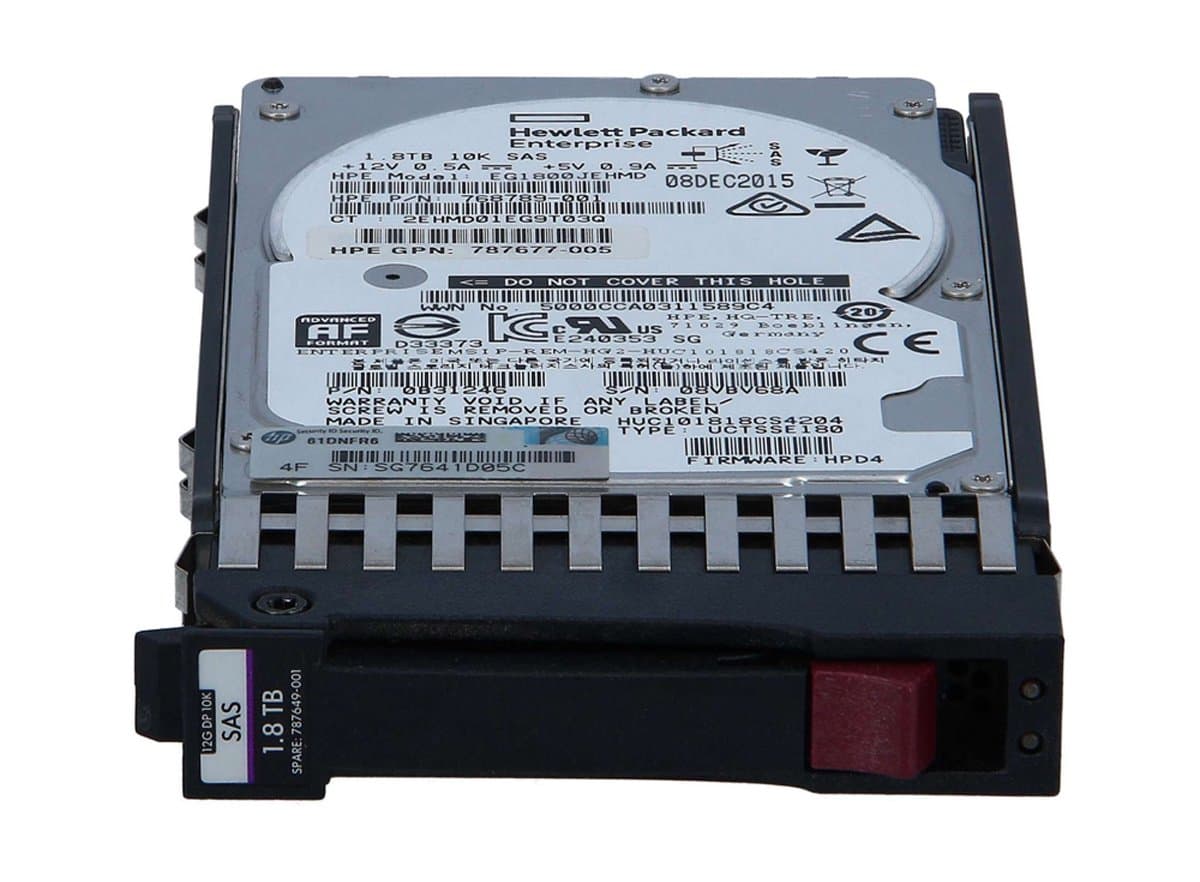 Жесткий диск HP EG1800JEHMD 1,8Tb 10520 SAS 2,5" HDD
