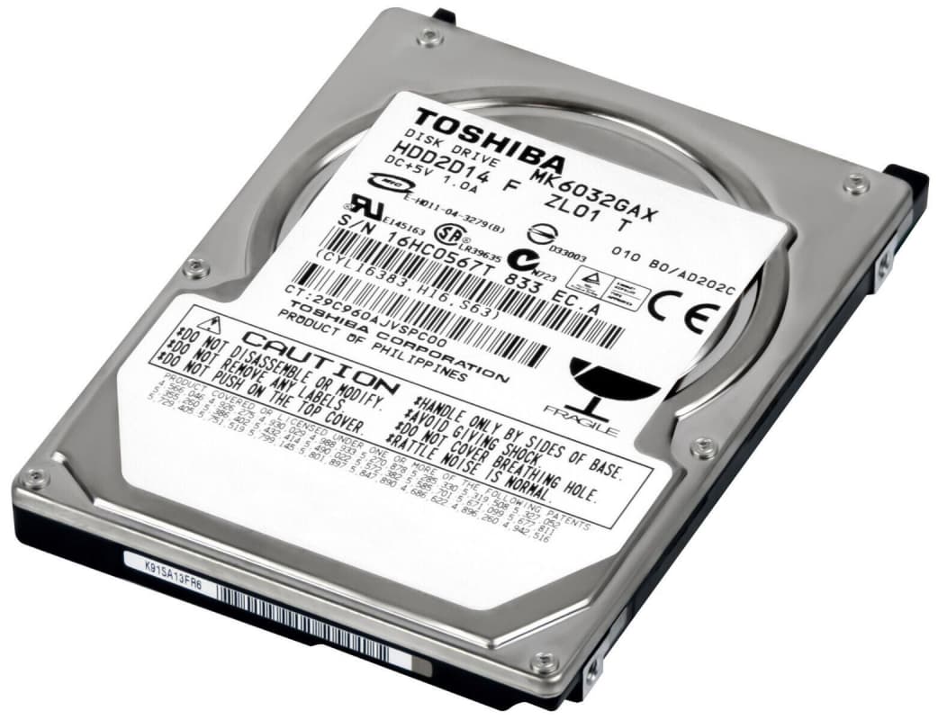 Жесткий диск Toshiba MK6032GAX 60Gb 5400 IDE 2,5" HDD