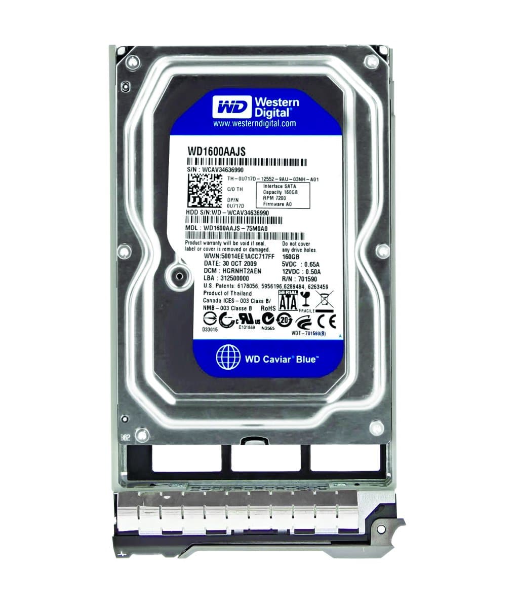 Жесткий диск Dell 160Gb 7200 SATAII 3.5" HDD 0U717D