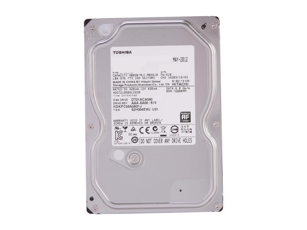 Жесткий диск Toshiba HDKPC05A0A02 500Gb 7200 SATAIII 3,5" HDD