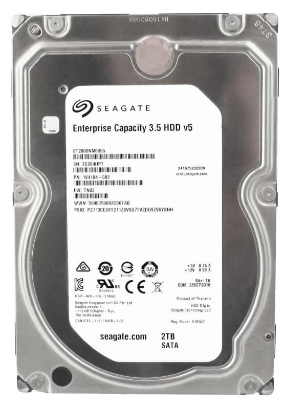 Жесткий Диск Seagate st2000nm0055 2Tb SATAIII 3.5" HDD