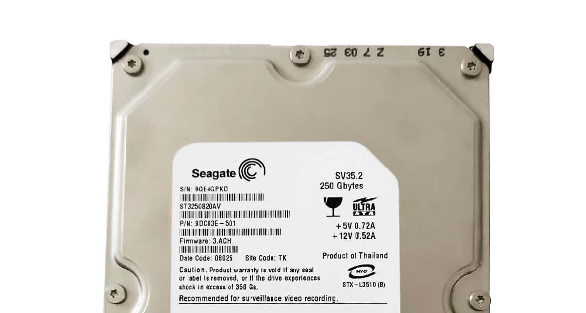 Жесткий диск Seagate 9DC03E 250Gb 7200 IDE 3.5" HDD