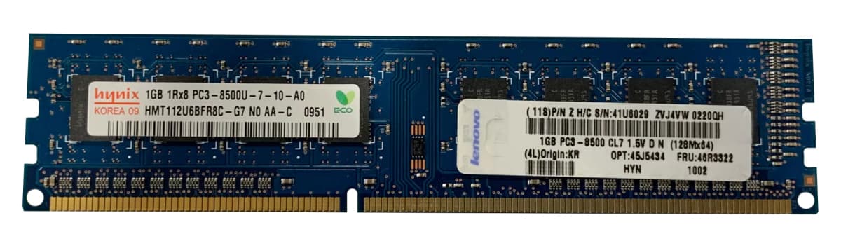 Оперативная память Lenovo 45J5434 DDRIII 1Gb