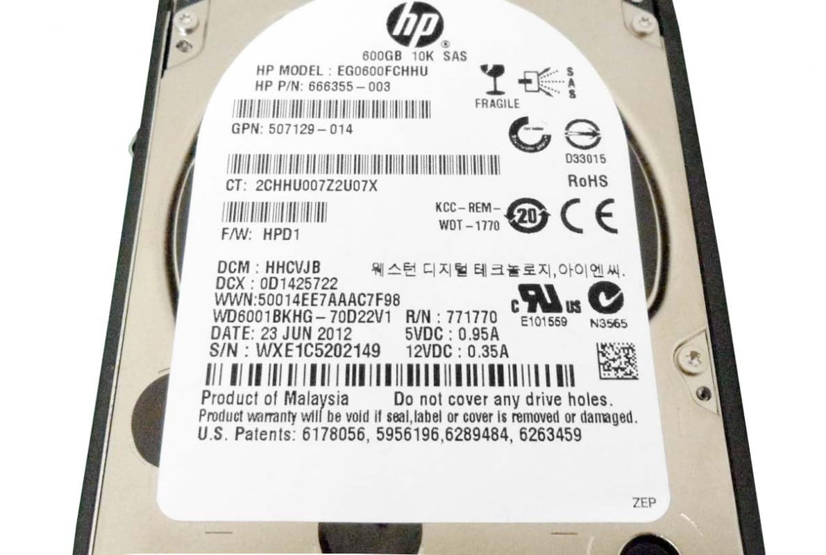 Жесткий диск HP 666355-003 600Gb SAS 2,5" HDD