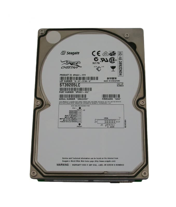 Жесткий диск Seagate 9P8001 18,4Gb 10000 U160SCSI 3.5" HDD