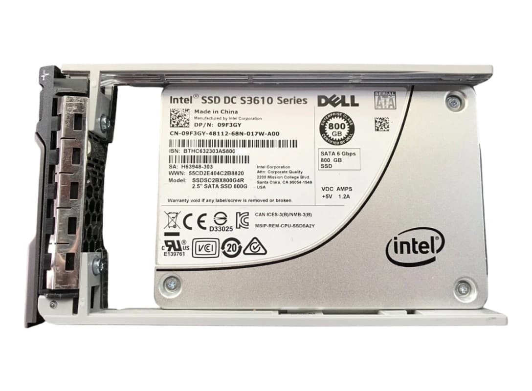 Жесткий диск Dell 09F3GY 800Gb SATAIII 2,5" SSD