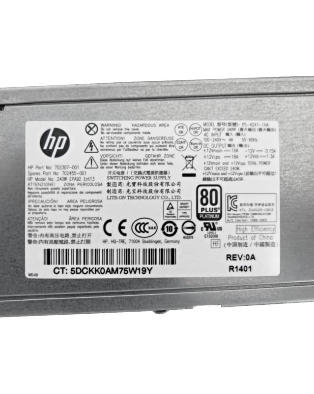 Блок Питания HP 702455-001 240W