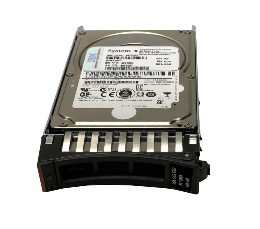 Жесткий диск IBM 49Y2007 600Gb  SAS 2,5" HDD